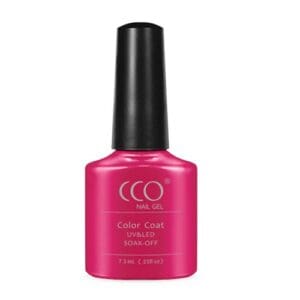 Flesje fel rood roze gellak ''Hot Chills'' van CCO