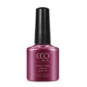 Flesje roze gellak met fijne shimmer ''Sultry Sunset'' van CCO