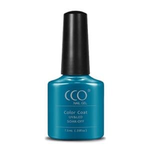 flesje turquoise blauw groene gellak "Zesty Seabreeze" van CCO