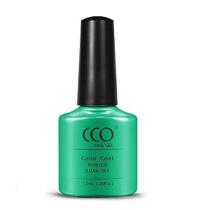 Flesje mooie kleur groen met een blauwe ondertoon "Tiffany" van CCO