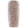 Nagel met transparant gouden glitter gellak van Gelzz