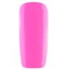 Nagel met knalroze gellak "50's pink" van Gelzz