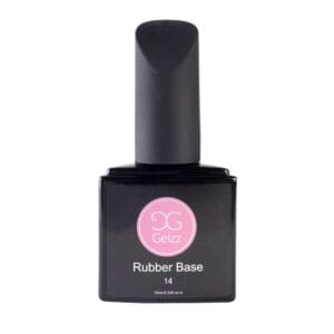 Flesje met een Nude Rubber Base met een oudroze ondertoon van Gelzz