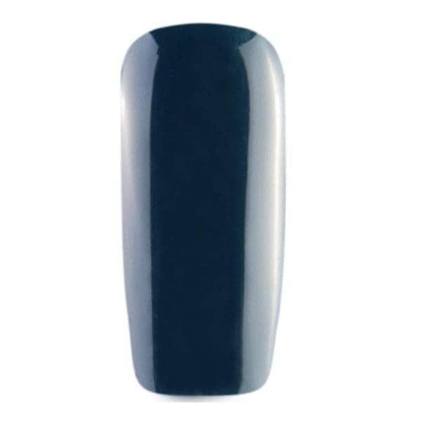 Nagel met blauwe gellak Teal Blue van Gelzz