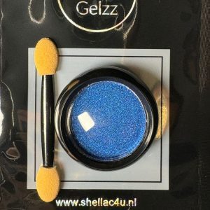 Gelzz Light Blue Chrome Powder