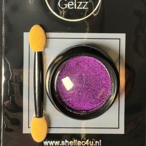 Gelzz Charm Purple Chrome Powder